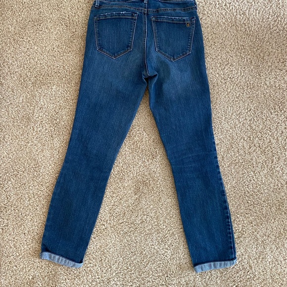 Jessica Simpson forever roll cuff skinny crop to ankle jeans size 25 - Picture 3 of 5